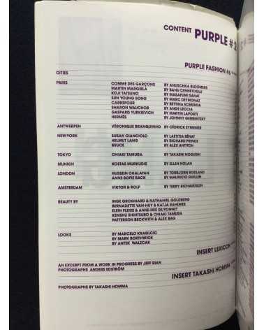Purple Fashion Magazine - Number 2 - 1998
