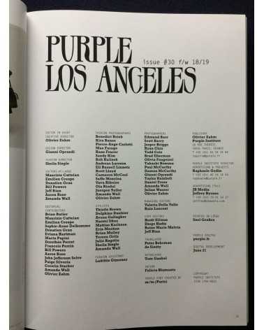 Purple - Issue 30, Los Angeles - 2018