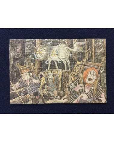 Shigeru Mizuki - Set of 10 chirimen postcards - 2002