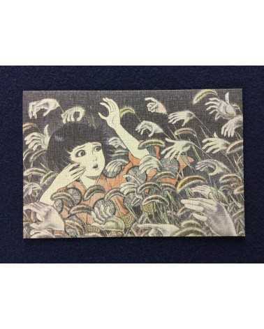 Shigeru Mizuki - Set of 10 chirimen postcards - 2002