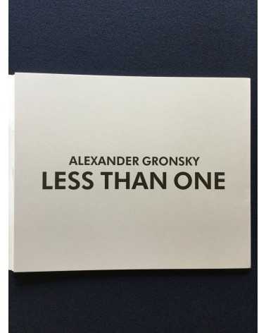 Alexander Gronsky - Less Than One - 2014