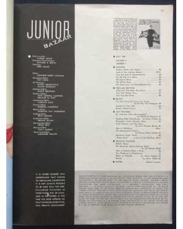 Junior Bazaar - July - 1947
