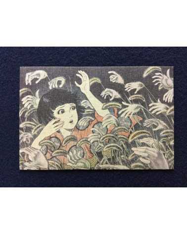 Shigeru Mizuki - Set of 12 chirimen postcards - 2002