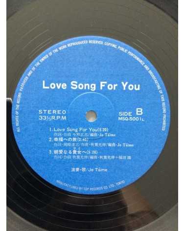 Je T'aime - Love Song For You - 1987