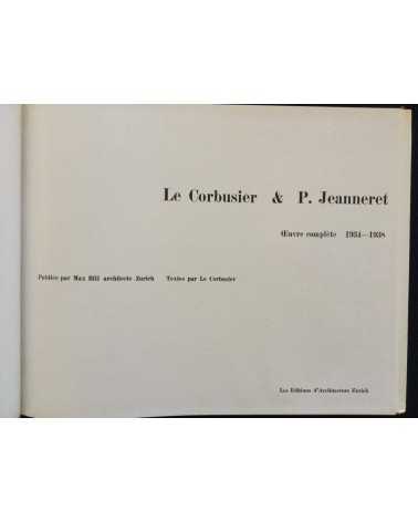 Le Corbusier - Oeuvres completes en 8 volumes - 1973