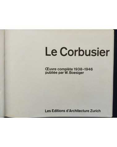 Le Corbusier - Oeuvres completes en 8 volumes - 1973