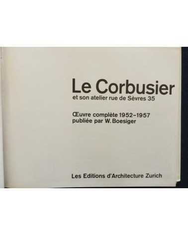 Le Corbusier - Oeuvres completes en 8 volumes - 1973