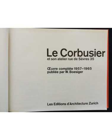 Le Corbusier - Oeuvres completes en 8 volumes - 1973