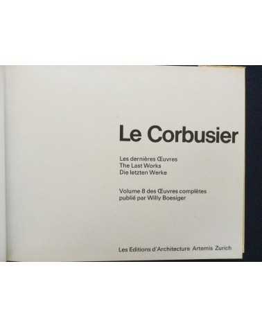 Le Corbusier - Oeuvres completes en 8 volumes - 1973