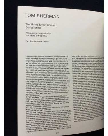 Chantal Pontbriand - Performance Text(e)s & Documents - 1981
