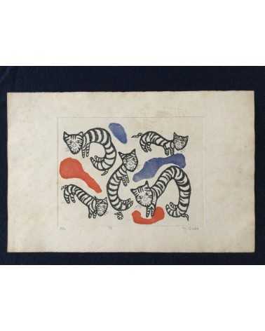 Nobuyuki Oura - Set of 14 silkscreens - 1970-1971