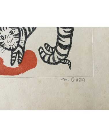 Nobuyuki Oura - Set of 14 silkscreens - 1970-1971