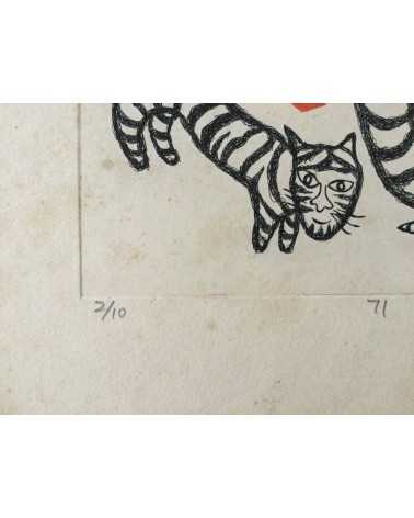 Nobuyuki Oura - Set of 14 silkscreens - 1970-1971
