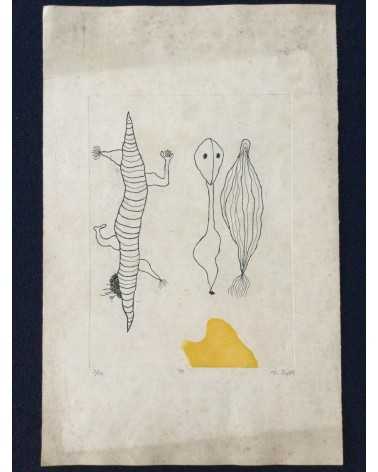 Nobuyuki Oura - Set of 14 silkscreens - 1970-1971