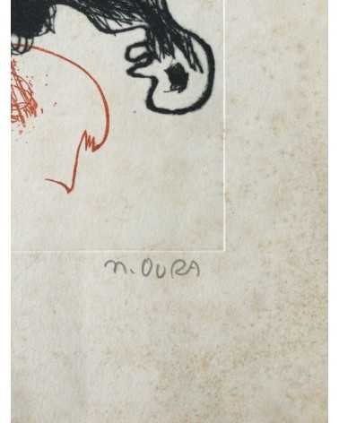 Nobuyuki Oura - Set of 14 silkscreens - 1970-1971