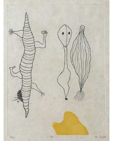 Nobuyuki Oura - Set of 14 silkscreens - 1970-1971