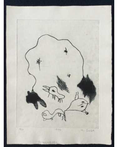 Nobuyuki Oura - Set of 14 silkscreens - 1970-1971