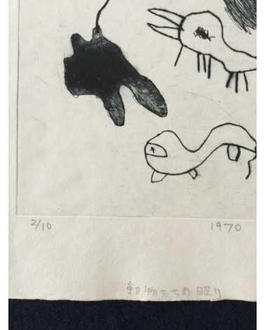 Nobuyuki Oura - Set of 14 silkscreens - 1970-1971