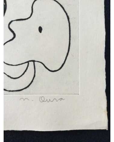 Nobuyuki Oura - Set of 14 silkscreens - 1970-1971