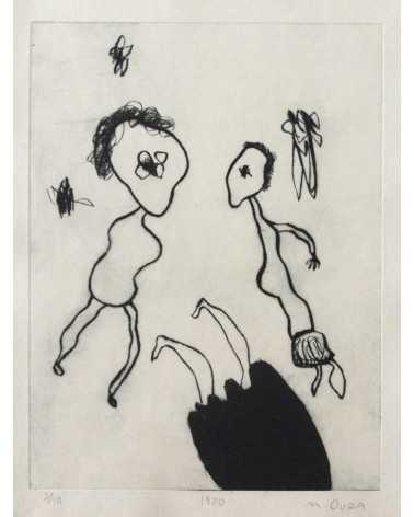 Nobuyuki Oura - Set of 14 silkscreens - 1970-1971