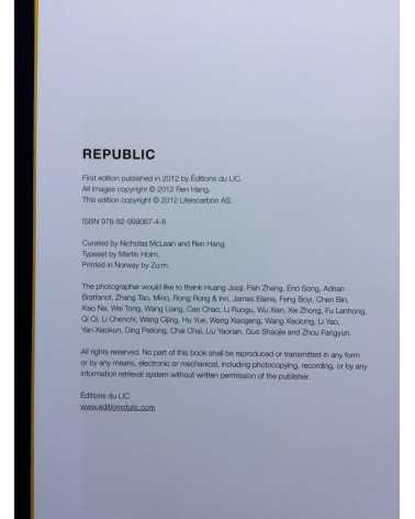 Ren Hang - Republic Special Edition with original print "Hair Face" - 2013