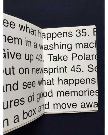 Jim Goldberg - 134 Ways to Forget - 2011