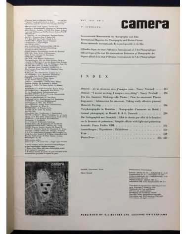 Camera Magazine - May 1956, No.5, Brassai - 1956