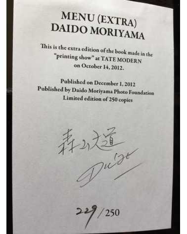 Daido Moriyama - Menu (Extra) - 2012