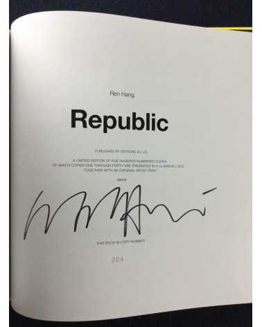 Ren Hang - Republic Collectors Edition with original print "Hair Face" - 2013