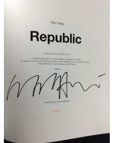Ren Hang - Republic Collectors Edition with original print "Hair Face" - 2013