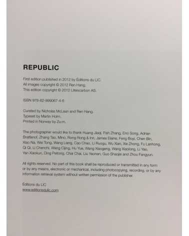 Ren Hang - Republic Collectors Edition with original print "Hair Face" - 2013