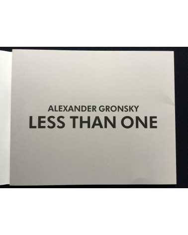 Alexander Gronsky - Less Than One - 2014