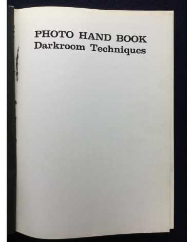 Tokyo Photographic College - Photo Hand Book, Photographic Techniques and Darkroom Techniques - 1972