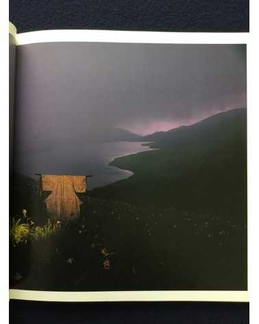 Konishi Umihiko - View, Kimono in generic landscape - 1984