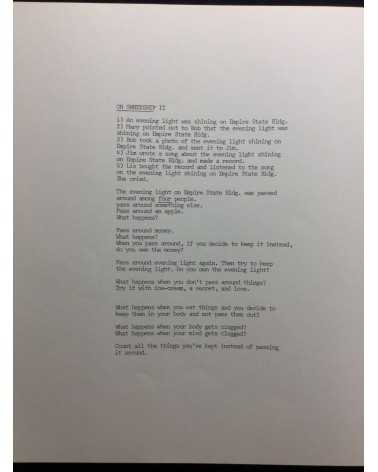 Yoko Ono - Museum of Modern (F)art, One woman show - 1971