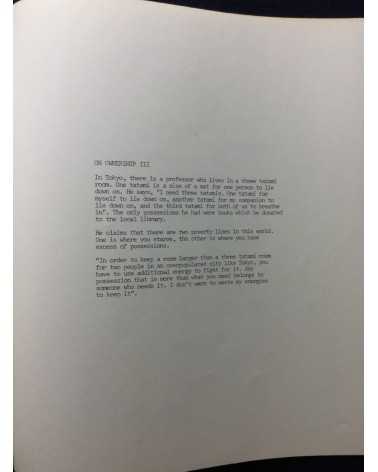 Yoko Ono - Museum of Modern (F)art, One woman show - 1971