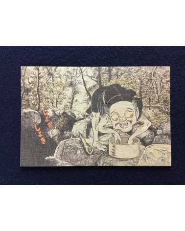 Shigeru Mizuki - Set of 10 chirimen postcards - 2002