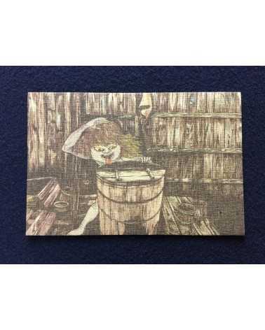 Shigeru Mizuki - Set of 10 chirimen postcards - 2002