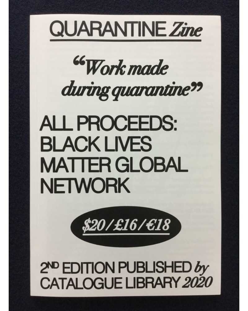 Quarantine Zine, Work made during quarantine - 2020