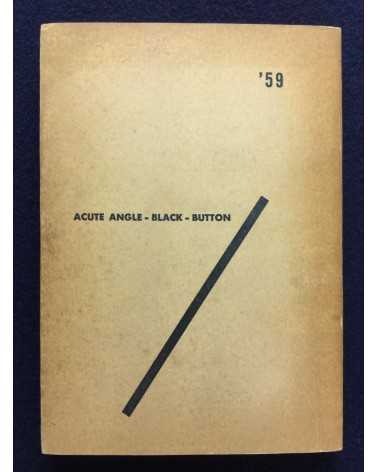 Avant-Garde Poetry Association - Acute angle, Black, Button - 1959