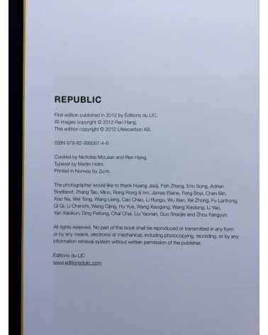 Ren Hang - Republic Special Edition with original print "Hair Face" - 2013
